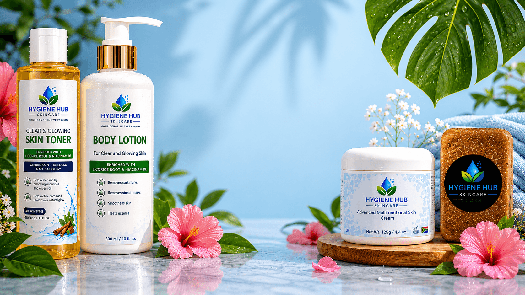 Natural Skincare Background